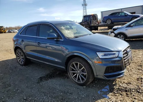 2018 Audi Q3 Premium Plus z USA, uszkodzony, nr VIN WA1JCCFS9JR027064